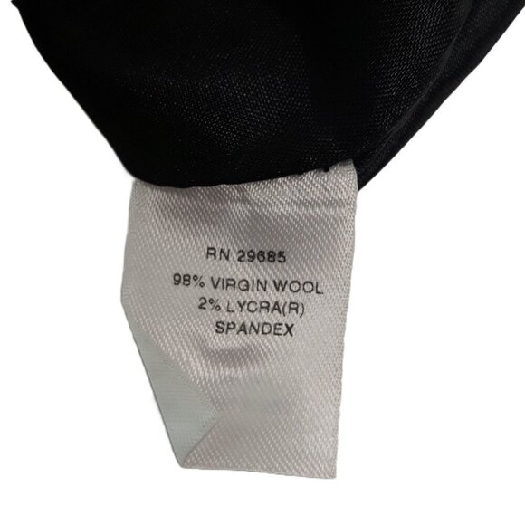 Pendleton Black Wool Skirt 16P Classic Minimalist Office Closet Staple Preppy - Picture 5 of 6